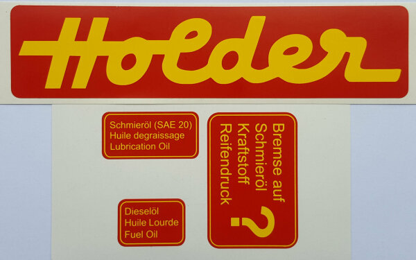 Holder-Aufkleber-Set 118567-L