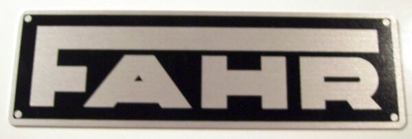 Fahr Motorschild 118613