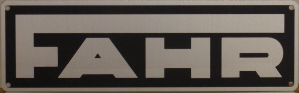 Fahr Motohaubenschild 118613-1