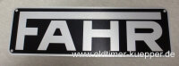 Fahr Motorhaubenschild 118613-A
