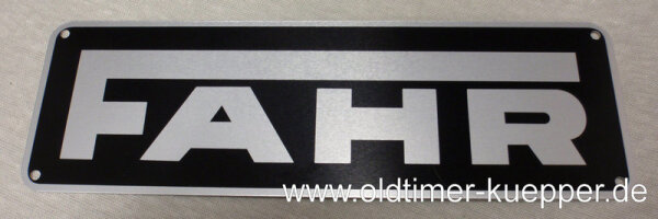 Fahr Motorhaubenschild 118613-N