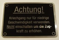 Typenschild Hanomag