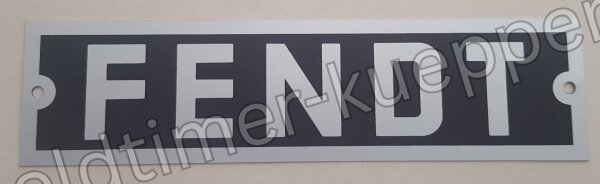 Fendt Motorschild