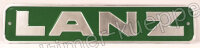 Lanz Prägeschild