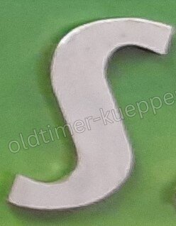 Buchstabe S für Motorhaube Fendt