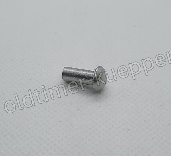 Halbrundniet Alu 5 mm