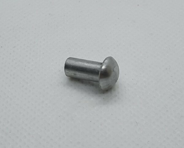 Halbrundniet Alu 6 mm