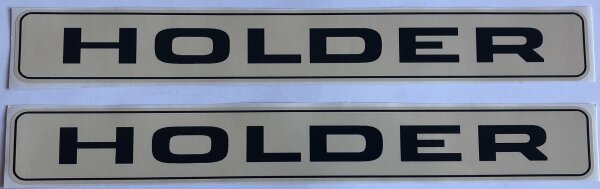 2 Stück Aufkleber für Holder A30, A45, A55 Motorhaube seitlich