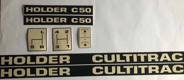 Aufklebersatz Holder C50