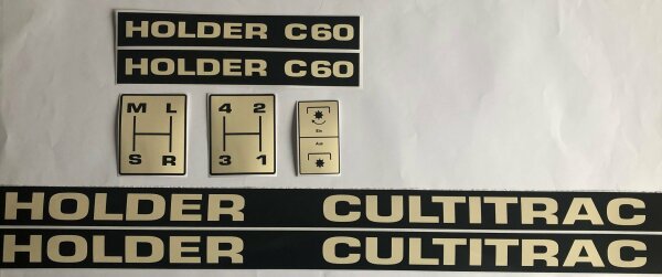 Aufklebersatz Holder C60