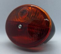 2-Kammer-Leuchte oval Metall mit Kz.bel.