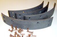 Bremsbelag für Holder ,4 Stück, inkl. Niet