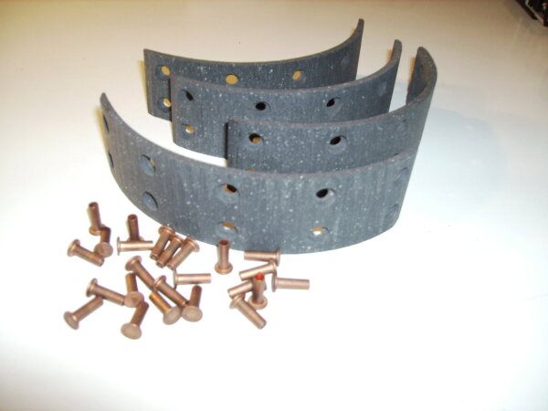 Bremsbelag für Holder, 4 Stück, inkl. Niet