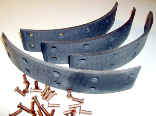 Bremsbelag für Holder, 4 Stück, inkl. Niet