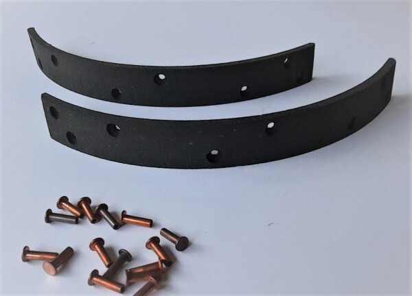 Bremsbelag für Holder, 2 Stück inkl. Niet