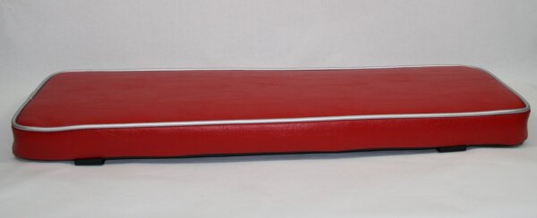 Kotflügelkissen für Eicher 75 x 25 cm, rot/silber