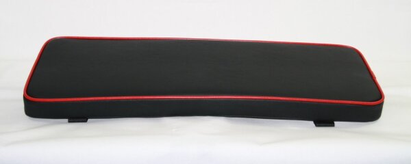 Kotflügelkissen für Eicher 75 x 25 cm, schwarz/rot