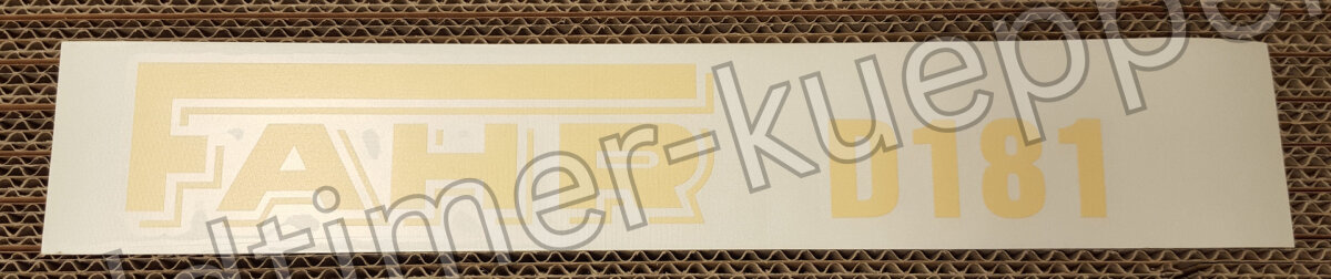 Fahr D181, 10,00