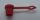 Schmiernippelkappen mit Halter rot