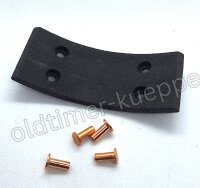 Trommelbremsbelag f. 200x45, 1 Stück, inkl. Niet