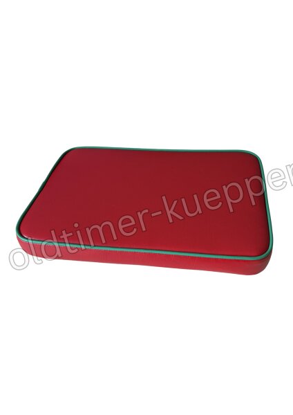 Kotflügelsitzkissen Deutz 06, rot/grün
