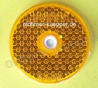 Reflektor gelb 60 mm