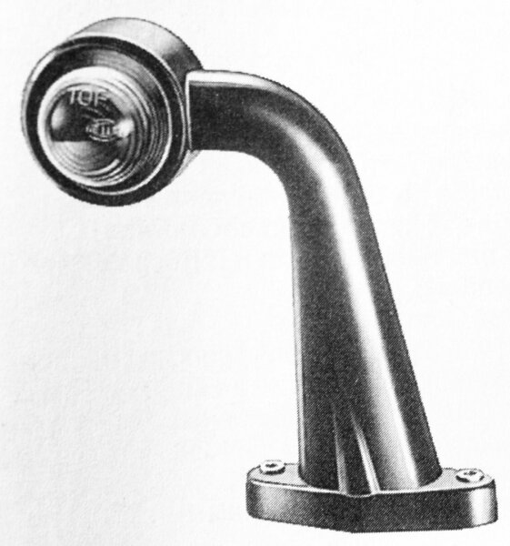 Umrissleuchte mit Arm
